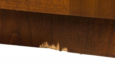 Lane Furniture Mid Century American Mahogany 9 Drawer Staccato Brutalist Lowboy