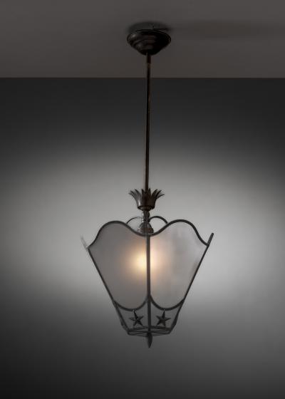 Lantern pendant lamp