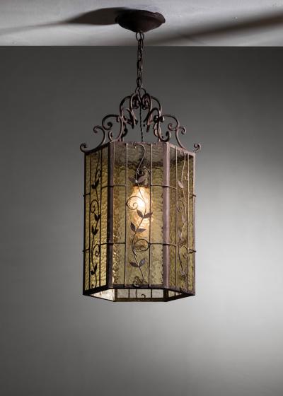 Lantern pendant lamp