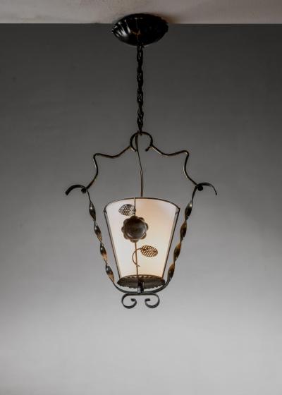 Lantern pendant lamp