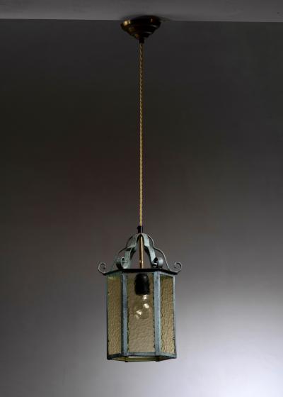 Lantern pendant lamp