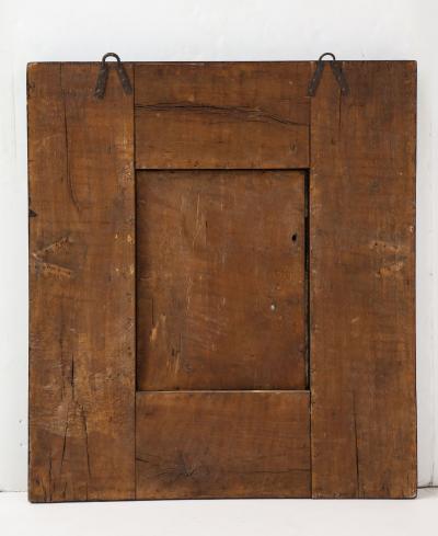 Large 17th C Italian Walnut Ebonized Guilloch Mirror Italy