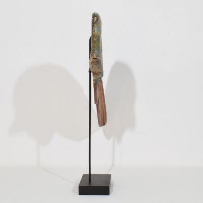 Large 18th Century Italian Carved Wooden Wing of a Baroque Angel