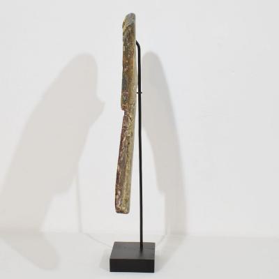 Large 18th Century Italian Carved Wooden Wing of a Baroque Angel