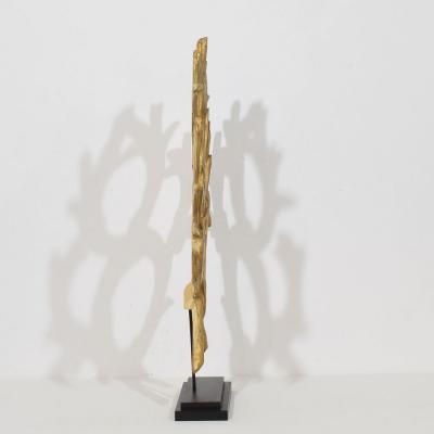 Large 18th Century Italian Neoclassical Carved Giltwood Ornament