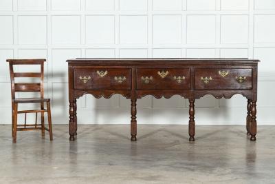 Large 18thC English Oak Dresser