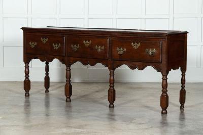 Large 18thC English Oak Dresser