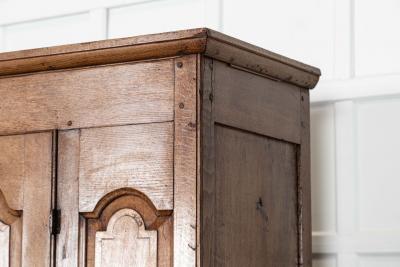 Large 18thC English Oak Livery Cupboard