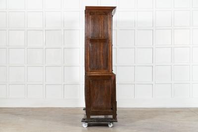 Large 18thC English Oak Livery Cupboard