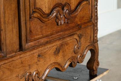 Large 18thC French Carved Walnut Armoire