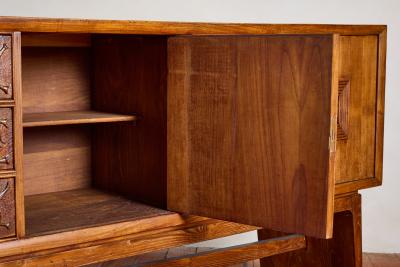 Large 1940s Italian Carved Sideboard