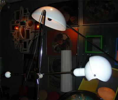 Large 1950s Italian articulated lamp