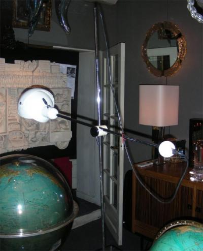 Large 1950s Italian articulated lamp