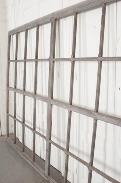 Large 19th Century English Painted Window