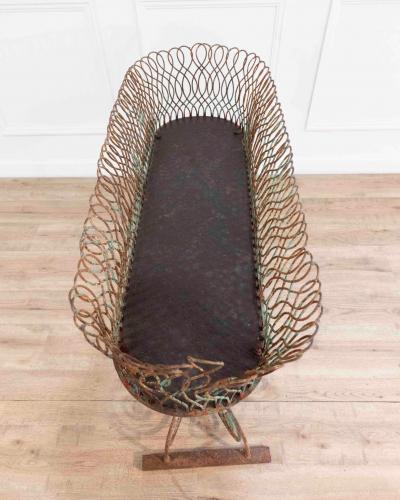 Large 19th Century French Wrought Iron Planter Napoleon III Period