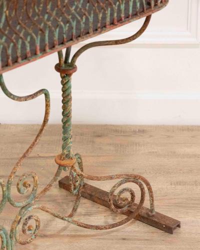 Large 19th Century French Wrought Iron Planter Napoleon III Period