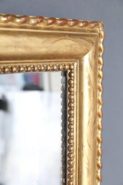 Large 19th Century Gilt Rectangular Mirror