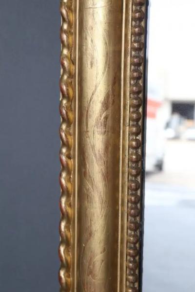 Large 19th Century Gilt Rectangular Mirror
