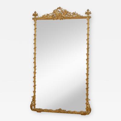 Large 19th Century Leaner Mirror H203cm