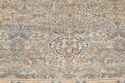 Large 19th Century Persian Kirman Handmade Wool Rug