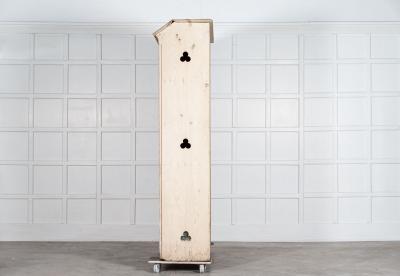 Large 19thC English Estate Made Pine Housekeepers Cupboard