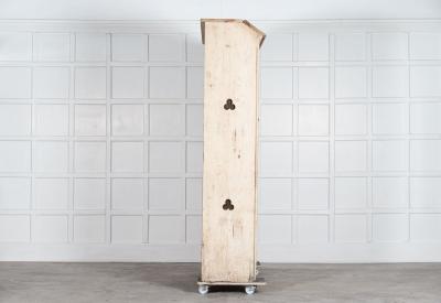 Large 19thC English Estate Made Pine Housekeepers Cupboard