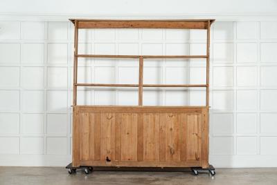 Large 19thC English Pine Dresser