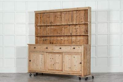 Large 19thC English Pine Dresser