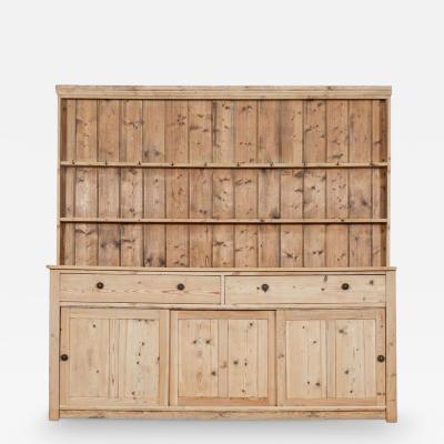 Large 19thC English Pine Dresser