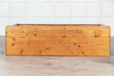 Large 19thC English Pine Dresser Base