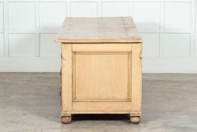 Large 19thC English Pine Dresser Base