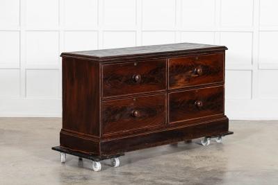 Large 19thC English Pine Haberdashery Drawers