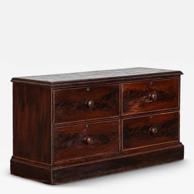 Large 19thC English Pine Haberdashery Drawers