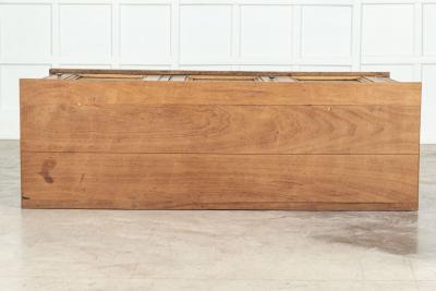 Large 19thC English Pine Oak Dresser Base