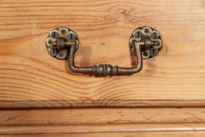 Large 19thC English Pine dresser Base