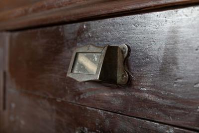 Large 19thC English Specimen Display Cabinet Bookcase