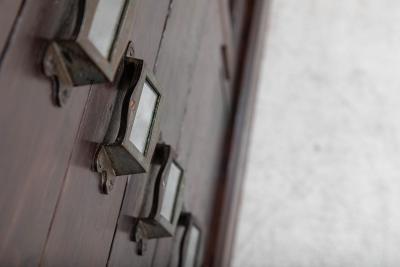 Large 19thC English Specimen Display Cabinet Bookcase