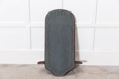 Large 19thC English Velvet Sorcerers Mirror