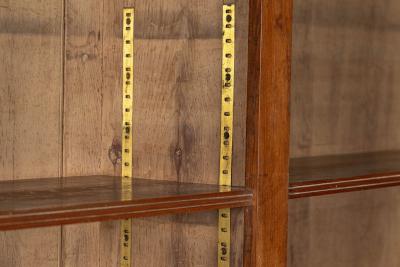 Large 19thC English Walnut Birch Bookcase