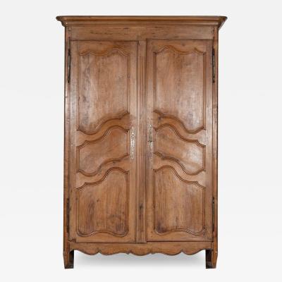 Large 19thC French Fruitwood Armoire