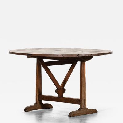 Large 19thC French Oak Vendange Table