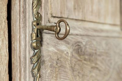 Large 19thC French Provincial Bleached Oak Armoire