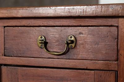 Large 19thC Provincial English Pine Dresser Base