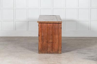 Large 19thC Provincial English Pine Dresser Base