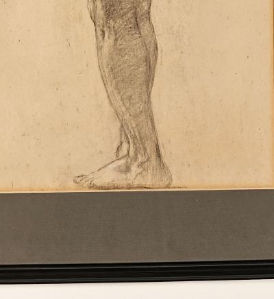 Large Academic Drawing by Gabriel Rodigue France circa 1890