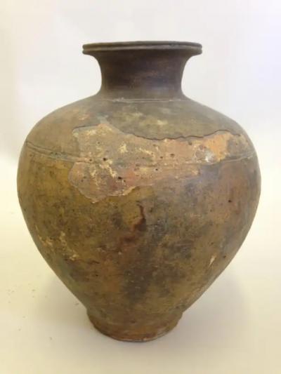 Large Ancient Khmer Urn or Vase
