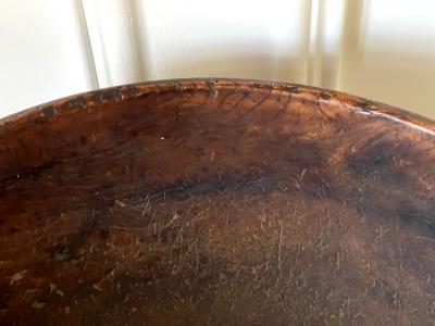 Large Antique American Burl Bowl