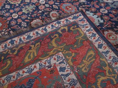 Large Antique Bidjar Carpet
