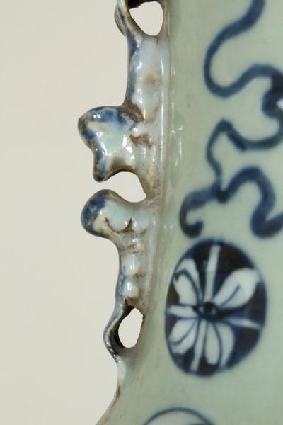 Large Antique Chinese Blue and White Vase 19th Century
