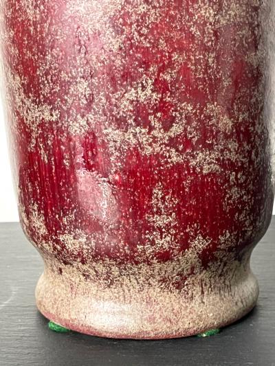 Large Antique Chinese Sang de Boeuf LangYao Red Vase